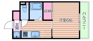 中崎町駅 徒歩7分 6階の物件間取画像